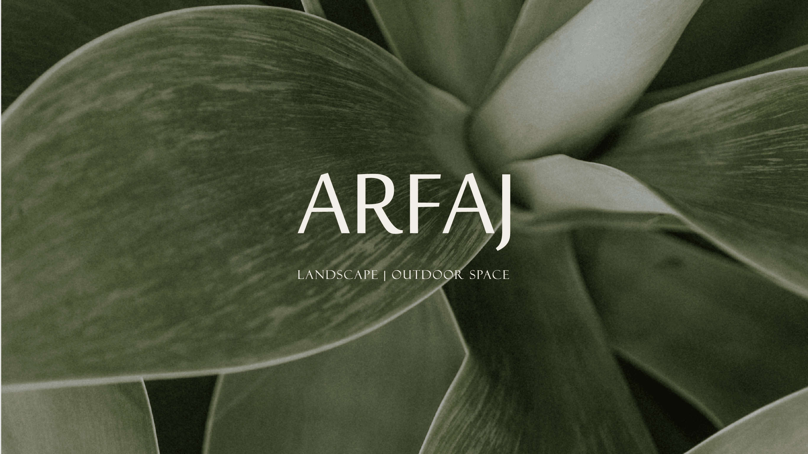 ARFAJ | OUTDOOR SPACE DESIGN STUDIO
